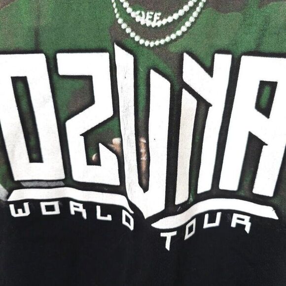 Ozuna T Shirt Mens Size Medium Black 2018 World Tour Puerto Rican Singer Rapper - Picture 4 of 9
